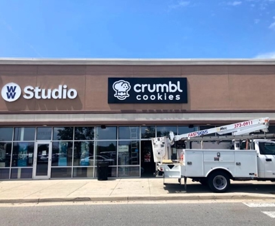 Custom building sign Photo